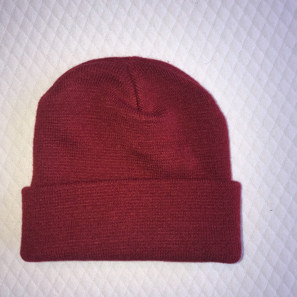 red beanie